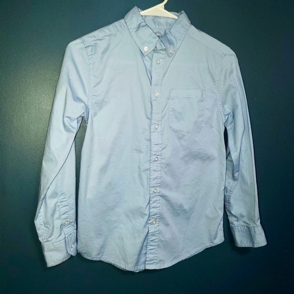 WONDER NATION Light blue long sleeve buttondown Large - Picture 1 of 5